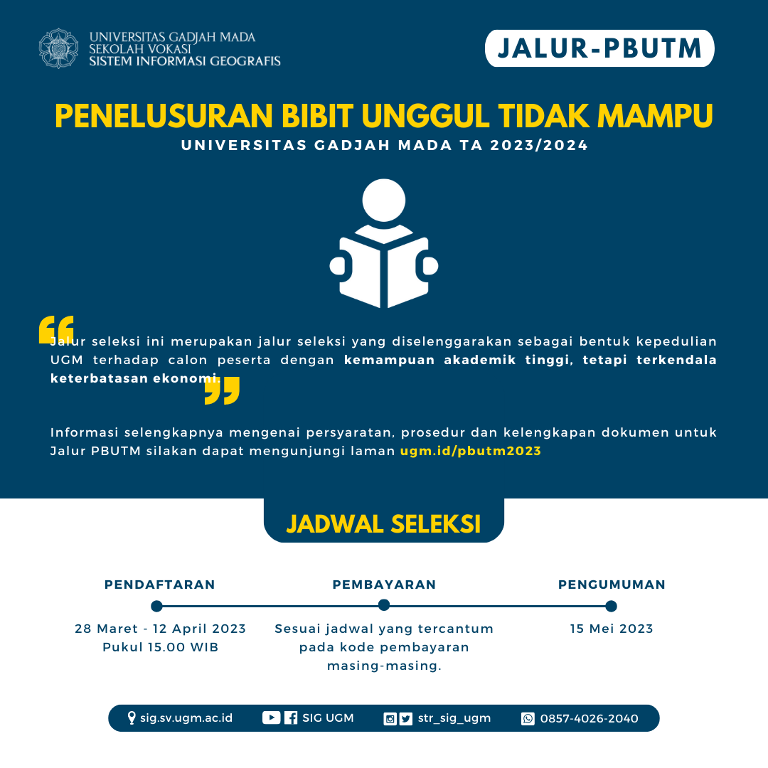 UJIAN MASUK UGM – D4 SIG UGM